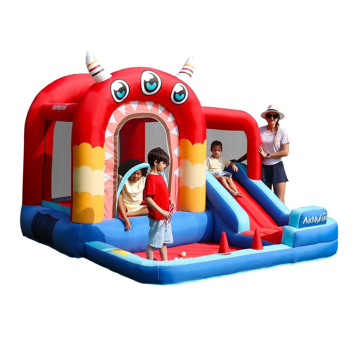 Monster Theme Inflatable Bounce House