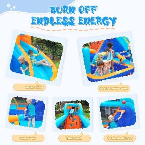 Large Pool Pit Water Slide
