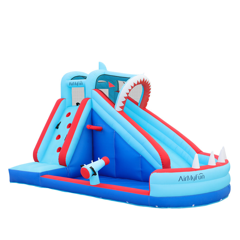 Water Inflat Shark Theme Water Slide – inflat360