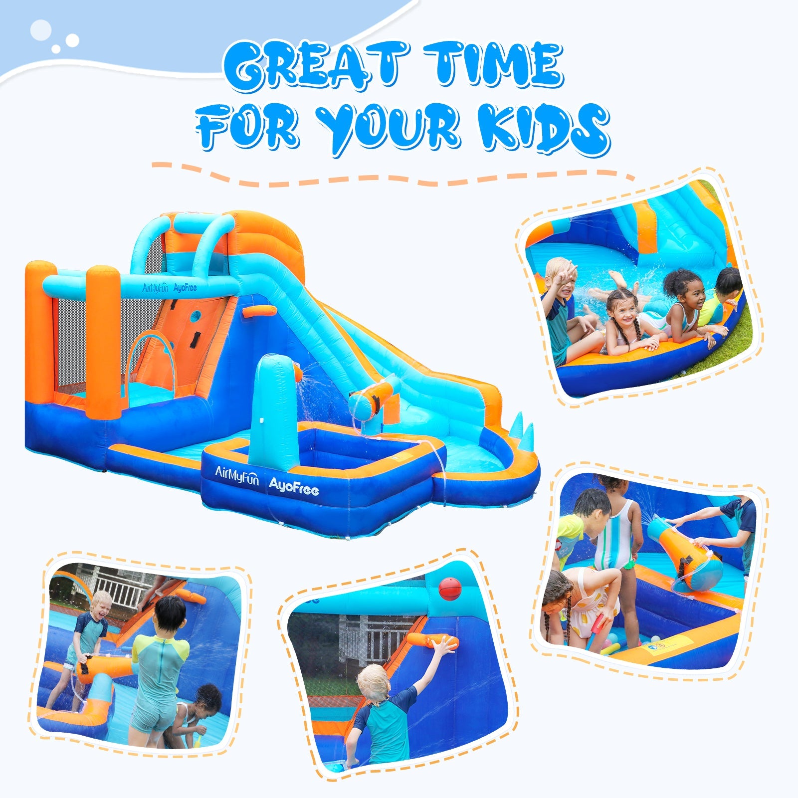 Water Inflat Large Pool Pit Water Slide – inflat360