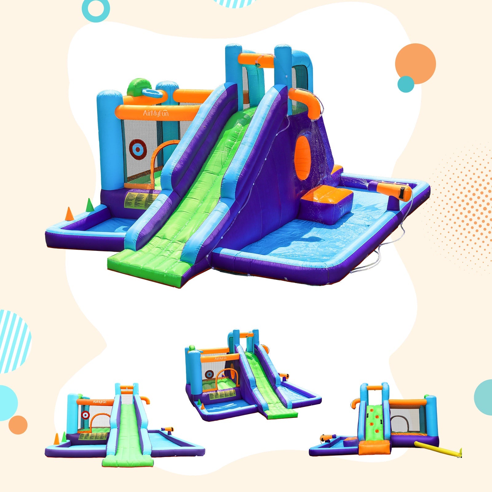Water Inflat Extended Water Slide – inflat360