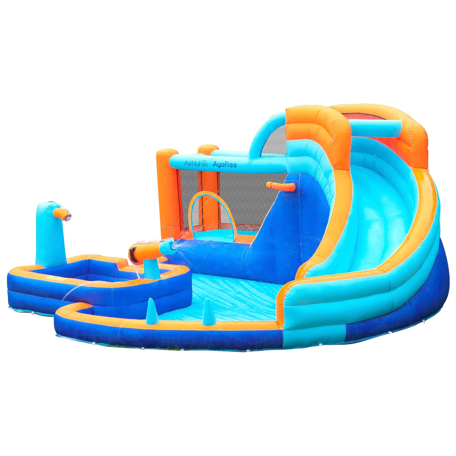Water Inflat Large Pool Pit Water Slide – inflat360