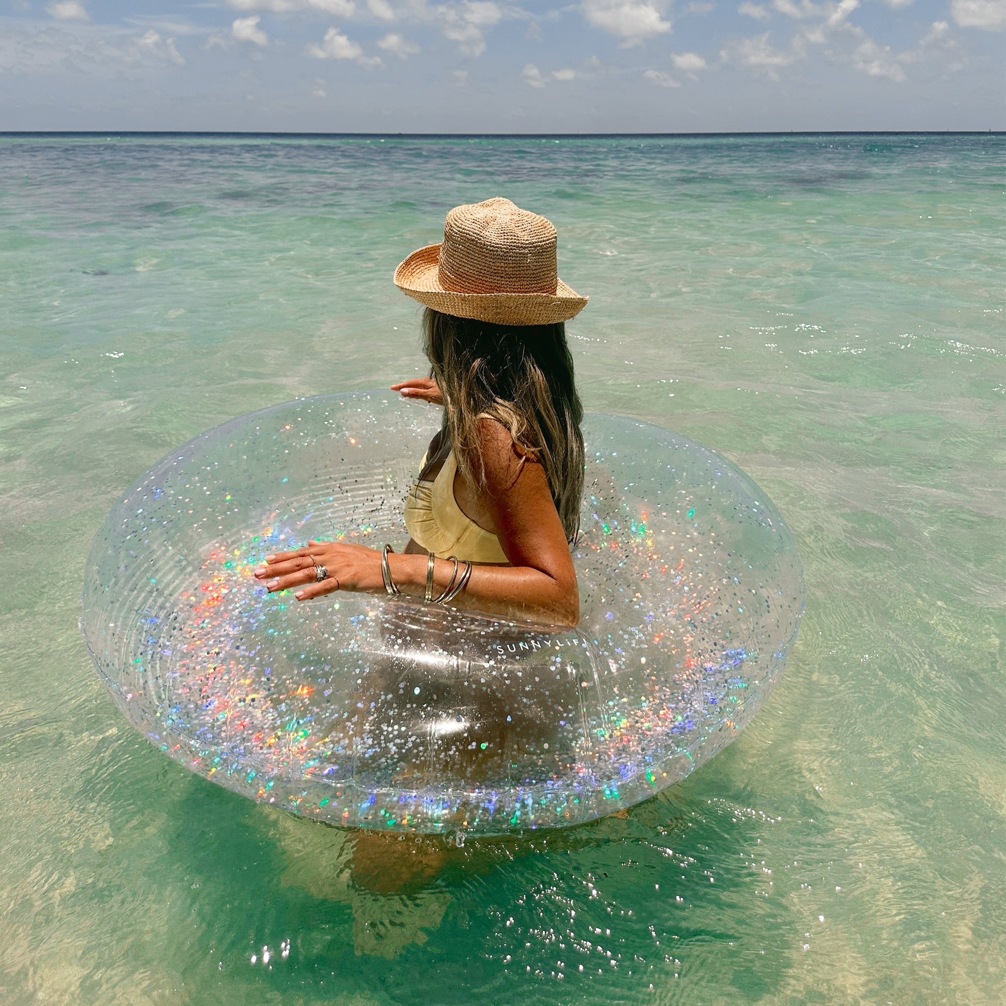 Glitter Pool Ring