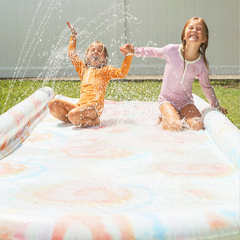 Tie Dye Multi Slip Slide and Body Board Set