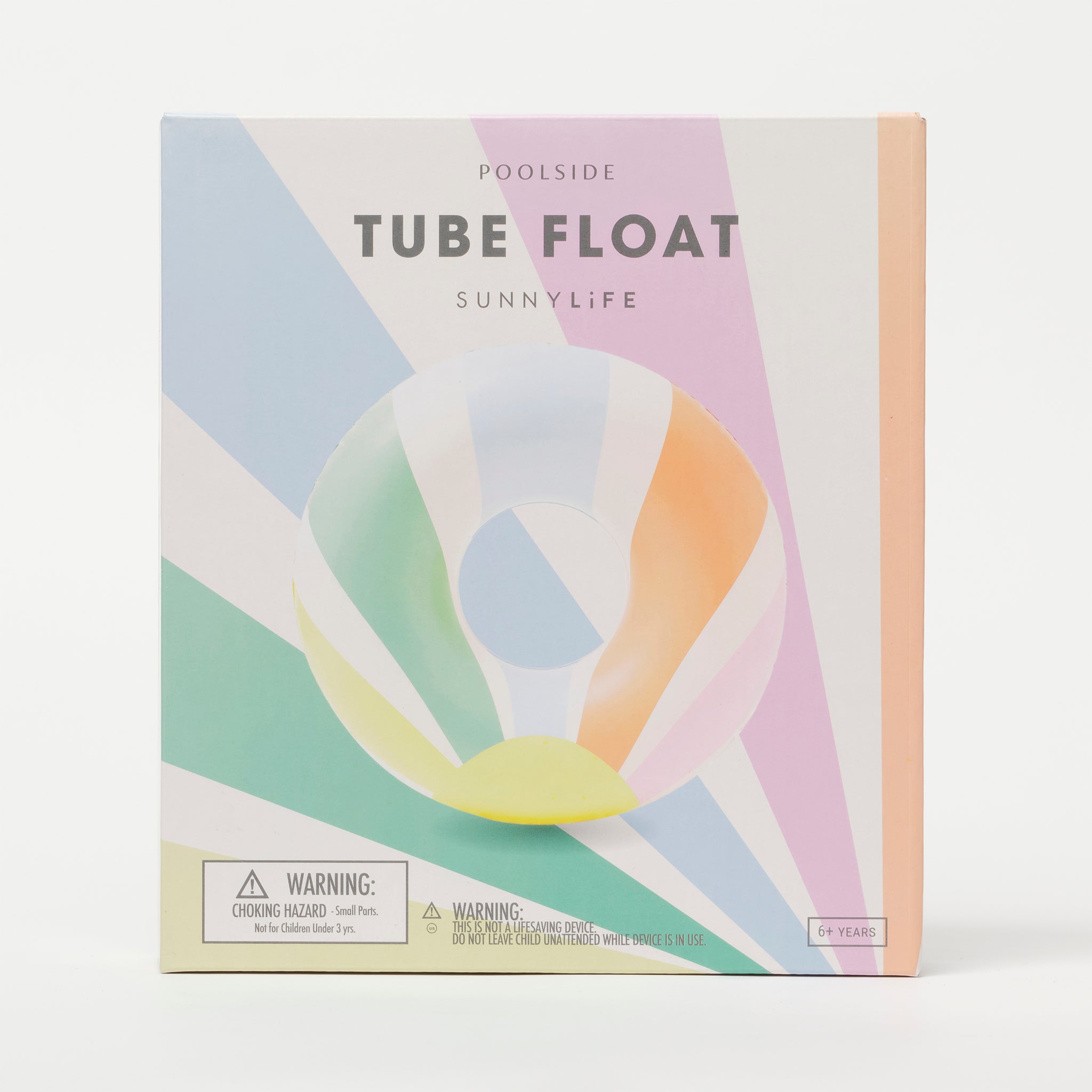 Pool Side Pastel Gelato Tube Float